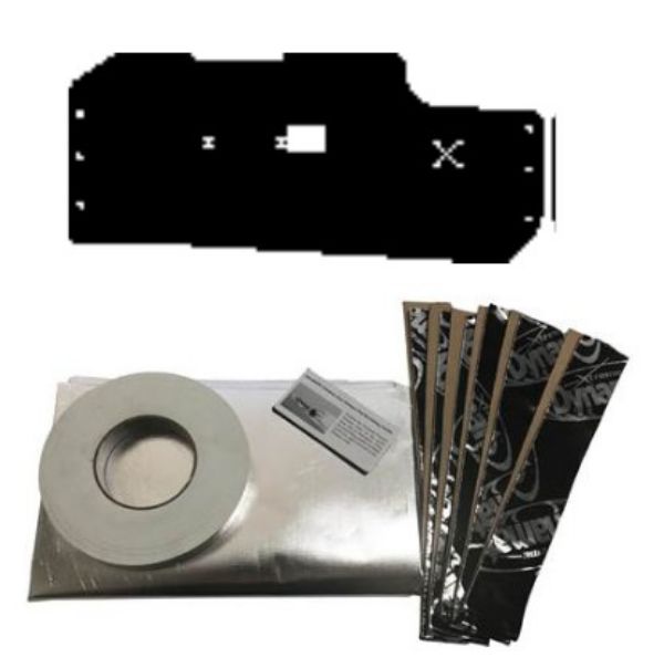 Picture of 1971-1973 Ford Mustang Fastback QuietRide AcoustiShield Pre-Cut Damper Barrier Kit