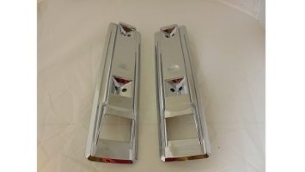 Picture of 1966-1970 B-Body & C-Body Chrome Front Armrest Bases for 9" Pads by Vans Auto