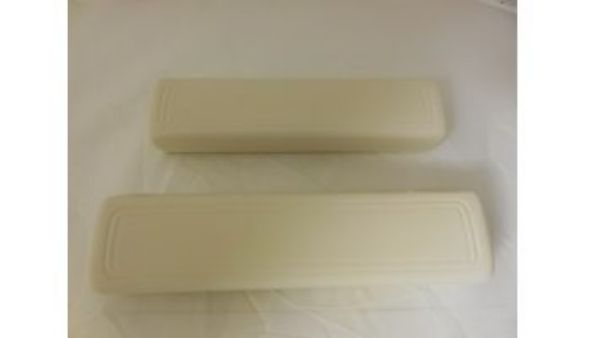 Picture of 1966-1970 B-Body Vans Auto Front Armrest Pads Pair White 9"