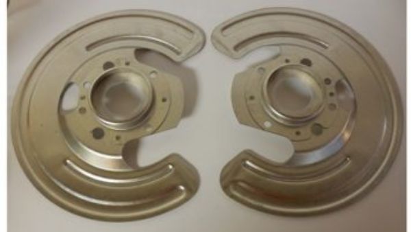 Picture of 1966-1969 B-Body Vans Auto Disc Brake Shields Pair for Dual Piston Bendix