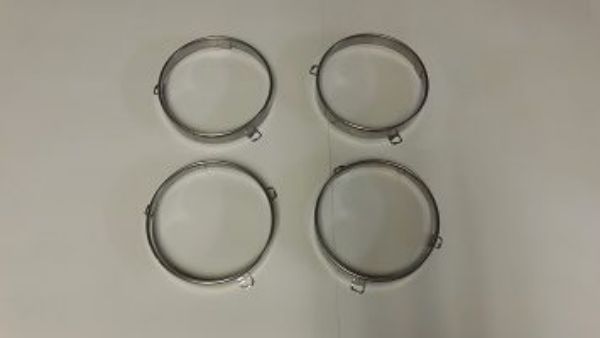 Picture of 1964-1967 Mopar Headlight Retainer Rings by Vans Auto Set of 4