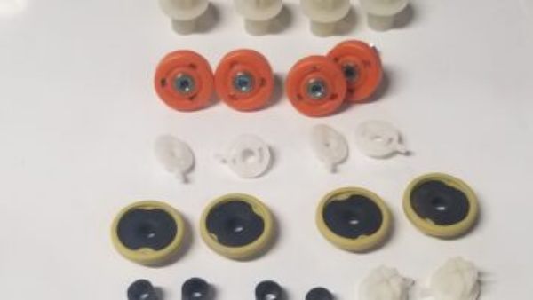 Picture of 1973-1974 E-Body Vans Auto Door Window Roller Kit