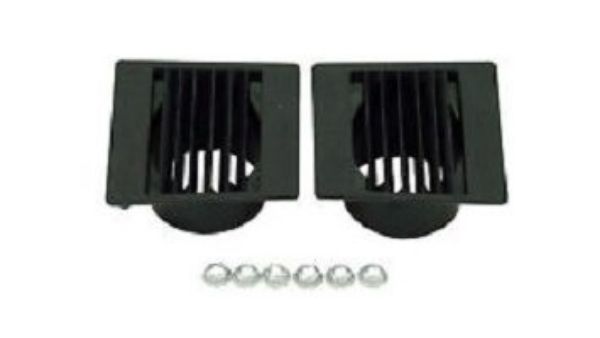 Picture of 1967-1976 A-Body Vans Auto Windshield Dash Defroster Vents - Pair