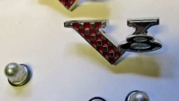 Picture of 1964-1965 Barracuda 1965 Fury 1965 Belvedere Fender Emblems Set by Vans Auto