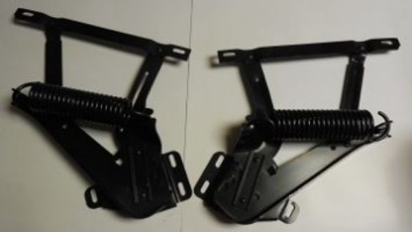 Picture of 1971-1972 Mopar B-Body Vans Auto Hood Hinges and Springs Pair