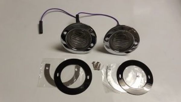 Picture of 1969 Dodge Charger Vans Auto Back Up Light Lens Assemblies Pair with Female Plug