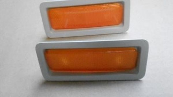 Picture of 1969 Side Marker Lenses Reflectors with Housings Amber by Vans Auto