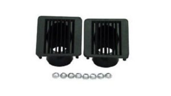 Picture of 1968-1970 B-Body Mopar Vans Auto Windshield Dash Defroster Vents Pair