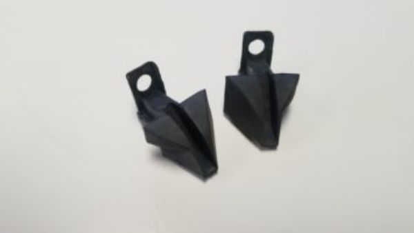 Picture of 1966-1967 Dodge B-Body Charger GTX Coronet Satellite Belvedere Vans Auto Vent Window Stop Bumper Pair