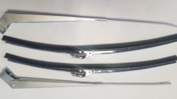Picture of 1966-1970 B-Body Convertible Vans Auto Windshield Wiper Arms and Blades Pair