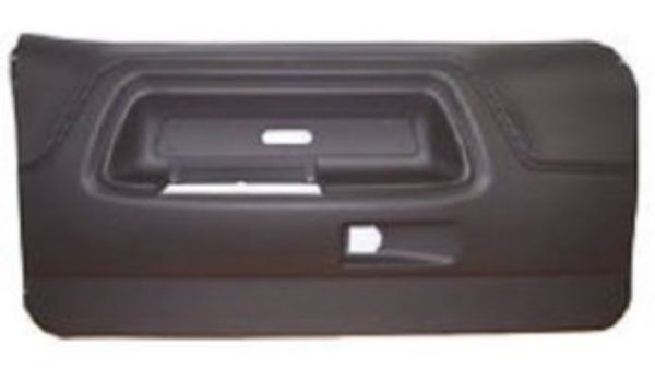Picture of 1970-1974 Dodge Challenger E-Body Vans Auto Manual Door Panels Black Pair