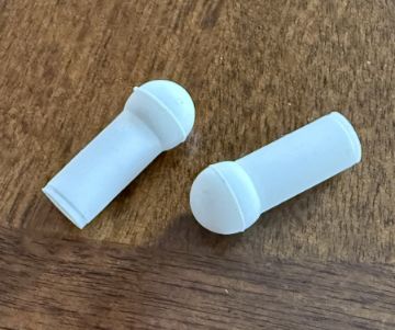 Show details for Mopar Dodge Plymouth Cuda Challenger Charger Sunvisor Tips Picture of Mopar Dodge Plymouth Cuda Challenger Charger Sunvisor Tips