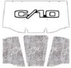 Picture of 1967-1968 Chevrolet C10 Truck AcoustiHOOD Under Hood Liner Cover with Chevrolet and Bowtie Logo