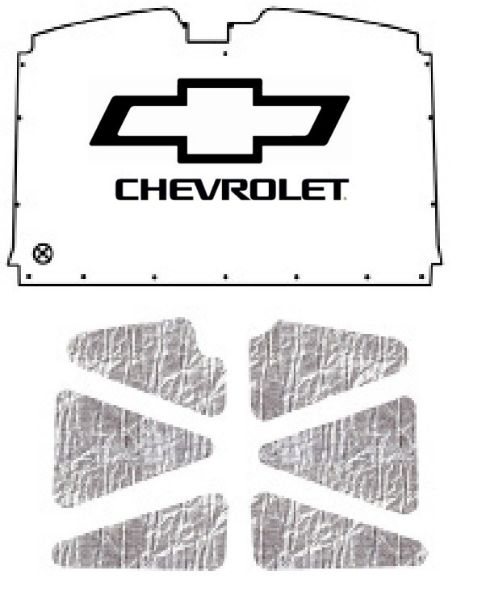 Picture of 1988-1998 Chevrolet C10 Truck AcoustiHOOD Under Hood Liner Cover with Chevrolet and Bowtie Logo