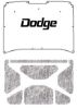Picture of 1972-1980 Dodge Truck AcoustiHood Under-Hood Insulation & Sound Barrier Kit With Dodge Script