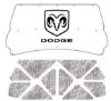 Picture of 1994-2001 Dodge Truck 1500 With Dodge Logo and Script AcoustiHood Under Hood Cover by QuietRide Solutions with Heatshield Panels