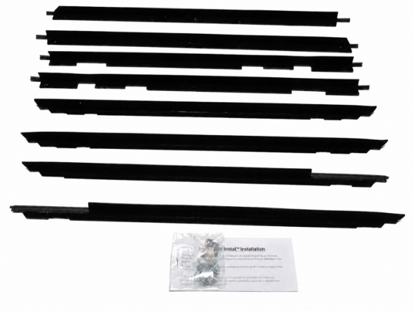 Picture of 1978-83 Chevrolet Malibu 4 Door Sedan & Wagon Authentic Window Felts Whiskers Kit (8pcs)