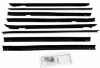 Picture of 1980-89 Cadillac Fleetwood & DeVille 4 Door Authentic Window Felts Whiskers Kit - RWD Car Only (8pcs)