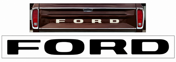 Picture of 1973-79 Ford Tailgate Letter Decal Set - STYLESIDE