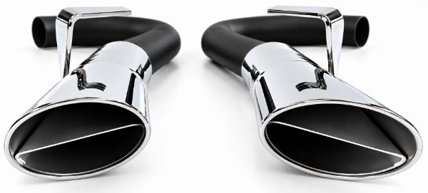 Picture of 1970 Cuda AAR and Challenger T/A Chrome Exhaust Tips Extensions