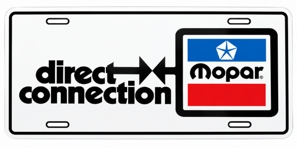 Picture of Mopar Direct Connection License Plate