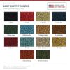ACC Loop carpet color options for ACC-LM-13049 - Proudly Made in the USA