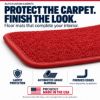 Protect the carpet. Finish the look. ACC carpet floor mats with vinyl or serge binding - Proudly Made in the USA