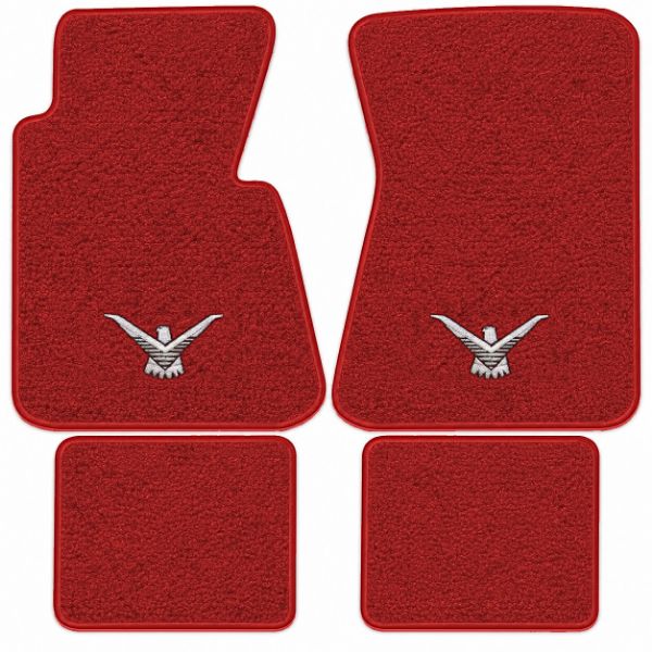 Picture of 1964-1966 Ford Thunderbird Floor Mats, Loop Carpet with Embroidered Logos - 4 Piece