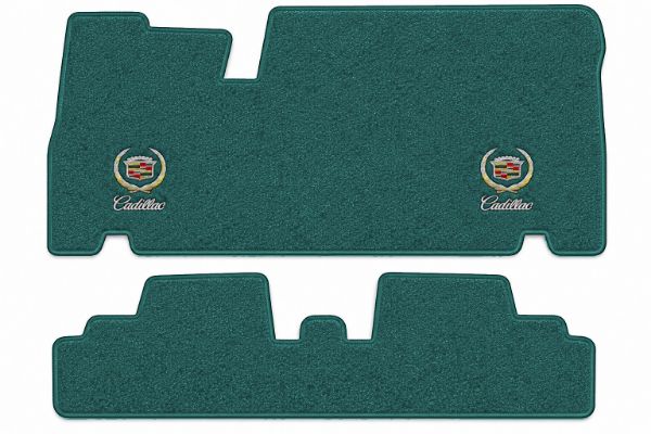 Picture of 1967-1970 Cadillac Eldorado Frt & Rr Floor Mats, Loop Carpet with Embroidered Logos - 2 Piece