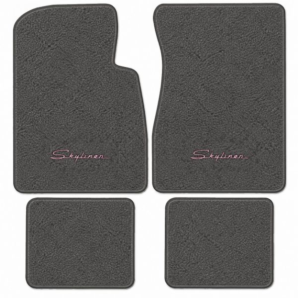 Picture of 1957-1958 Ford Skyliner Floor Mats, Loop Carpet with Embroidered Logos - 4 Piece