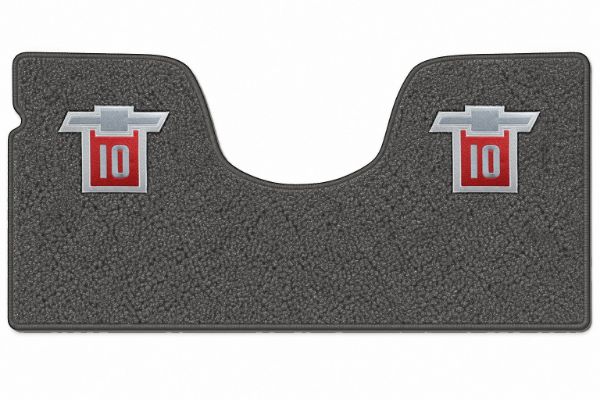 Picture of 1967-1972 Chevrolet C10 Pickup 2WD Auto/3spd No Shifter Floor Mat, Loop Carpet with Embroidered Logos - 1 Piece