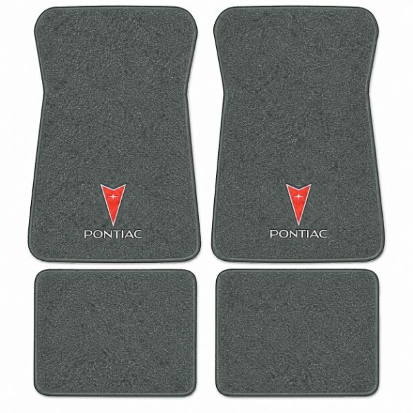 Picture of 1983-1986 Pontiac Parisienne Floor Mats, Cutpile Carpet with Embroidered Logos - 4 Piece
