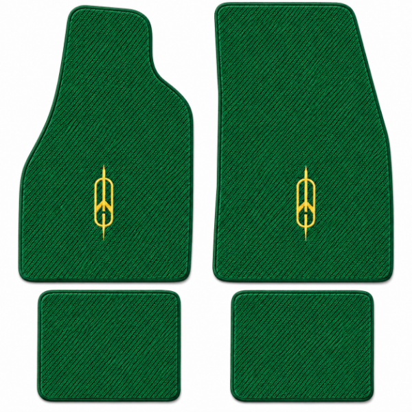 Picture of 1954-1956 Oldsmobile Super 88 Floor Mats, Daytona Carpet with Embroidered Logos - 4 Piece