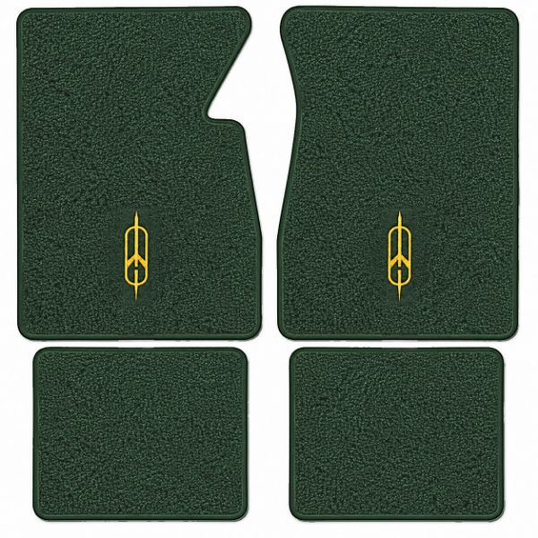 Picture of 1961-1962 Oldsmobile Dynamic 88 Floor Mats, Loop Carpet with Embroidered Logos - 4 Piece