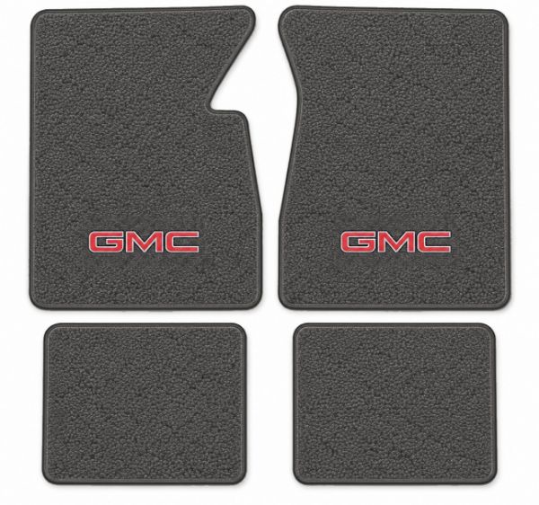 Picture of 1970 GMC Jimmy Floor Mats, Loop Carpet with Embroidered Logos - 4 Piece