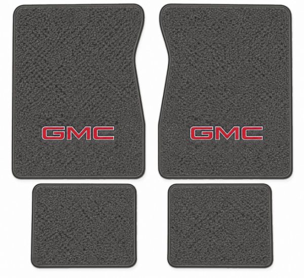 Picture of 1971-1972 GMC Jimmy Floor Mats, Loop Carpet with Embroidered Logos - 4 Piece