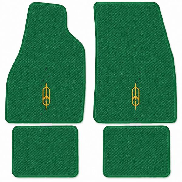 Picture of 1954-1956 Oldsmobile 98 Floor Mats, Daytona Carpet with Embroidered Logos - 4 Piece
