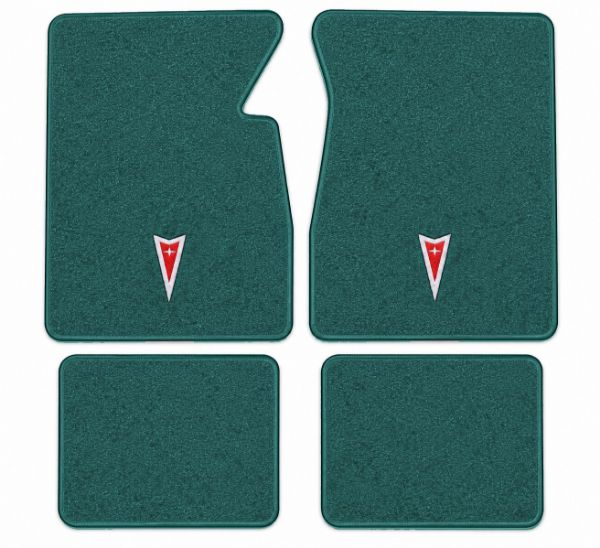 Picture of 1962-1964 Pontiac Grand Prix Floor Mats, Loop Carpet with Embroidered Logos - 4 Piece