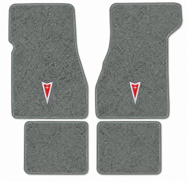 Picture of 1974-1975 Pontiac Grand Am Floor Mats, Cutpile Carpet with Embroidered Logos - 4 Piece