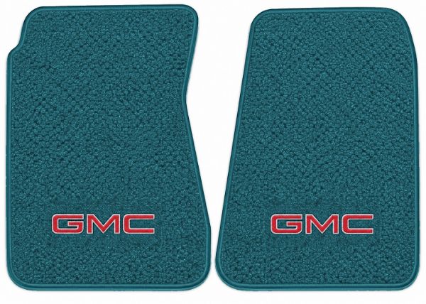 Picture of 1971-1972 GMC Sprint Floor Mats, Loop Carpet with Embroidered Logos - 2 Piece