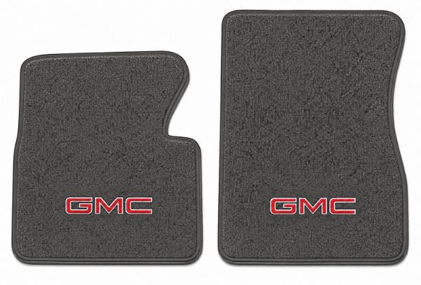 Picture of 1955-1959 GMC Truck Floor Mats, Loop Carpet with Embroidered Logos - 2 Piece
