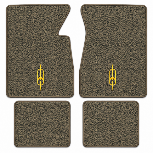 Picture of 1961-1962 Oldsmobile Super 88 Floor Mats, Tuxedo Carpet with Embroidered Logos - 4 Piece