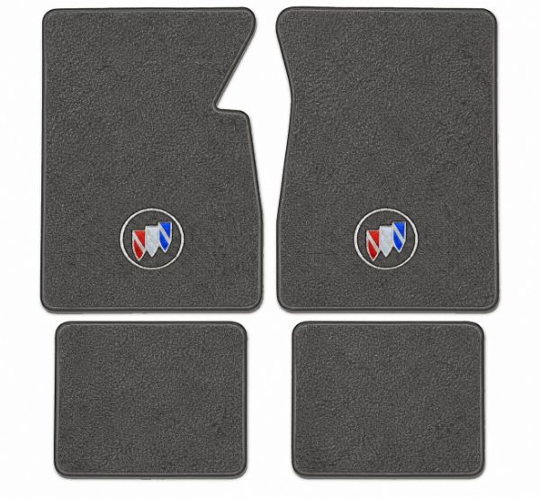 Picture of 1961-1963 Buick Special Floor Mats, Loop Carpet with Embroidered Logos - 4 Piece