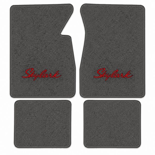 Picture of 1961-1963 Buick Skylark Floor Mats, Loop Carpet with Embroidered Logos - 4 Piece