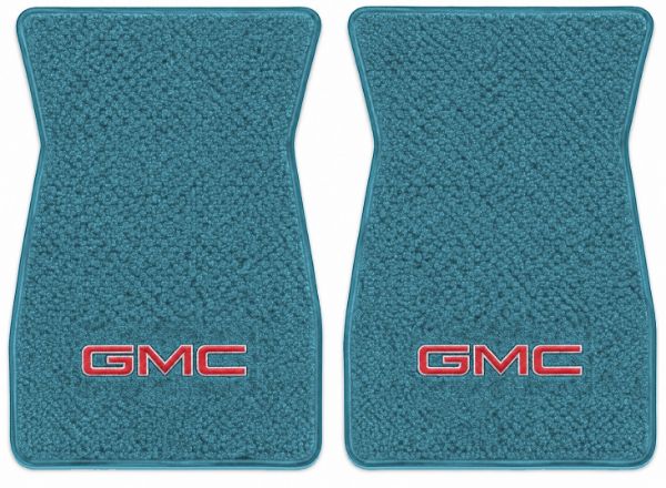 Picture of 1973 GMC Sprint Floor Mats, Loop Carpet with Embroidered Logos - 2 Piece