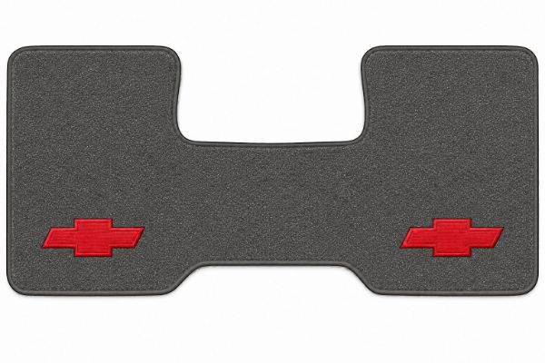 Picture of 1973 Chevrolet C10 Pickup Low Tunnel Floor Mat, Loop Carpet with Embroidered Logos, Front Row - 1 Piece