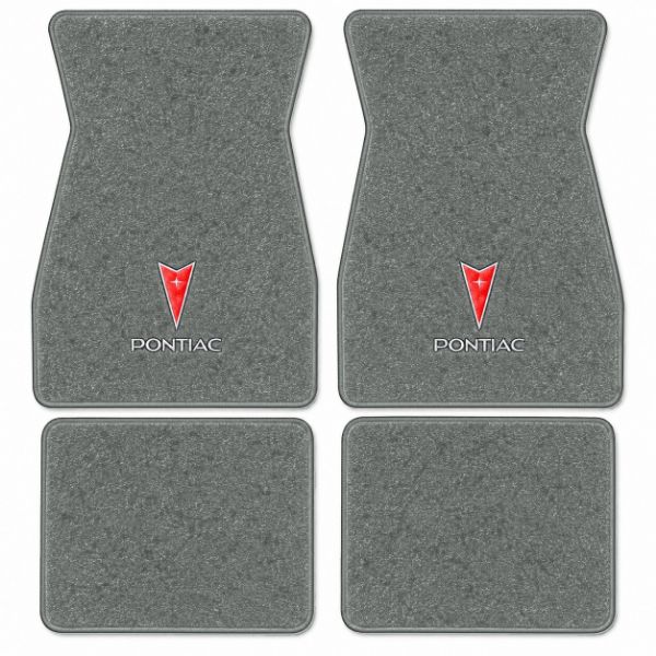 Picture of 1974-1977 Pontiac LeMans Floor Mats, Cutpile Carpet with Embroidered Logos - 4 Piece