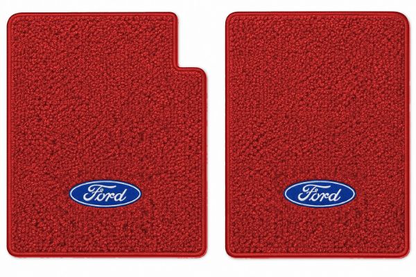 Picture of 1961-1966 Ford F-350 Floor Mats, Loop Carpet with Embroidered Logos - 2 Piece