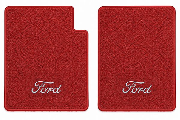 Picture of 1957-1960 Ford F-250 Floor Mats, Loop Carpet with Embroidered Logos - 2 Piece