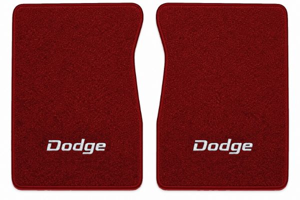 Picture of 1987-1988 Dodge D150 Floor Mats, Cutpile Carpet with Embroidered Logos - 2 Piece